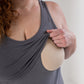 Organic Breastfeeding Vest in Storm Grey